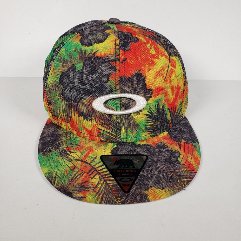 Oakley hat cap snap back Hawaiian print - California High